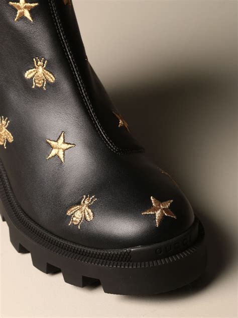 gucci boots bees and stars.